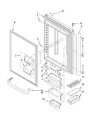 Refrigerator door parts