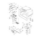 Kenmore Elite 59676053700 freezer liner parts diagram