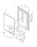 Refrigerator door parts