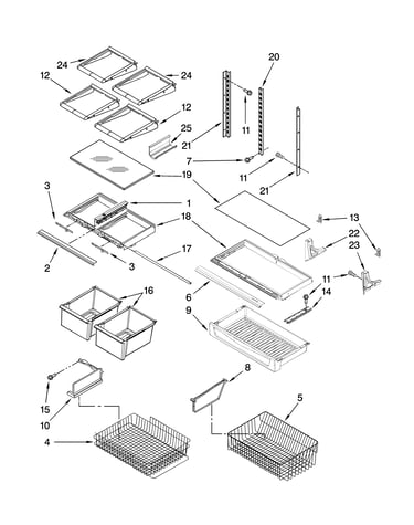 Shelf parts