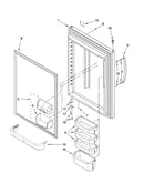 Refrigerator door parts