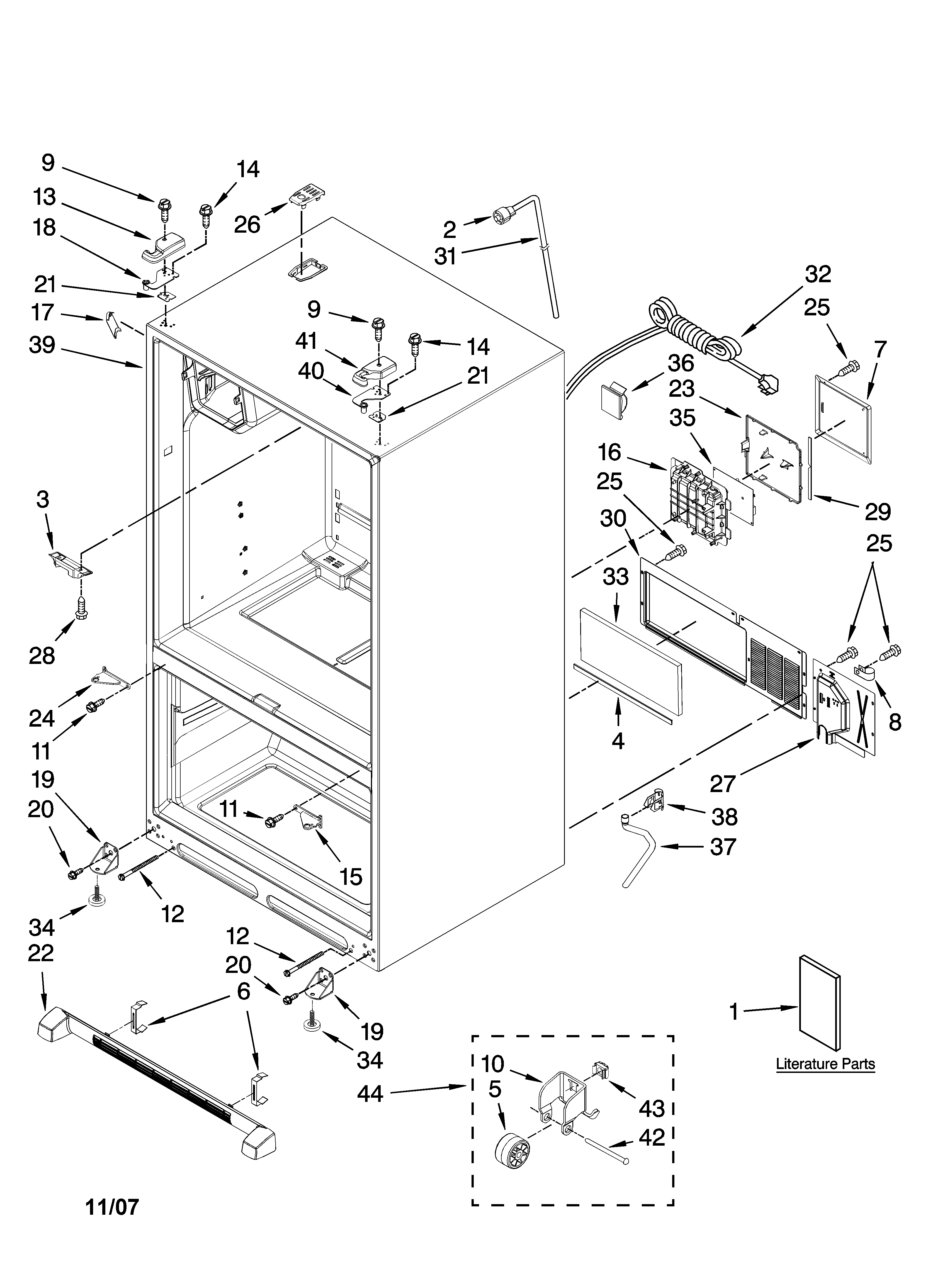 Cabinet parts