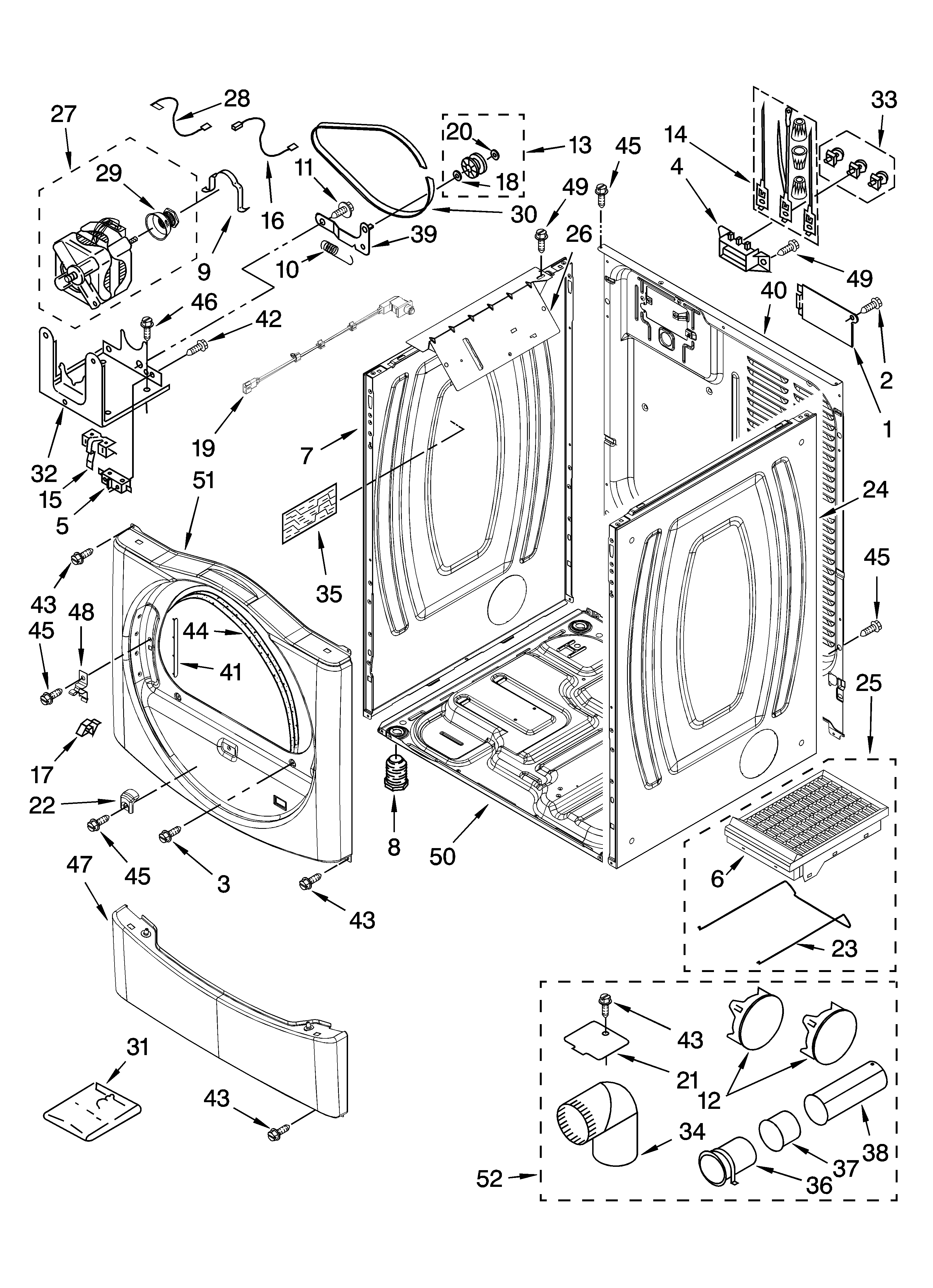 Cabinet parts
