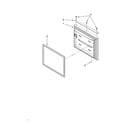 Kenmore 59666022701 freezer door parts diagram