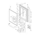 Kenmore 59666022701 refrigerator door parts diagram