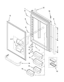Refrigerator door parts
