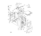 Kenmore 11047576602 top and cabinet parts diagram