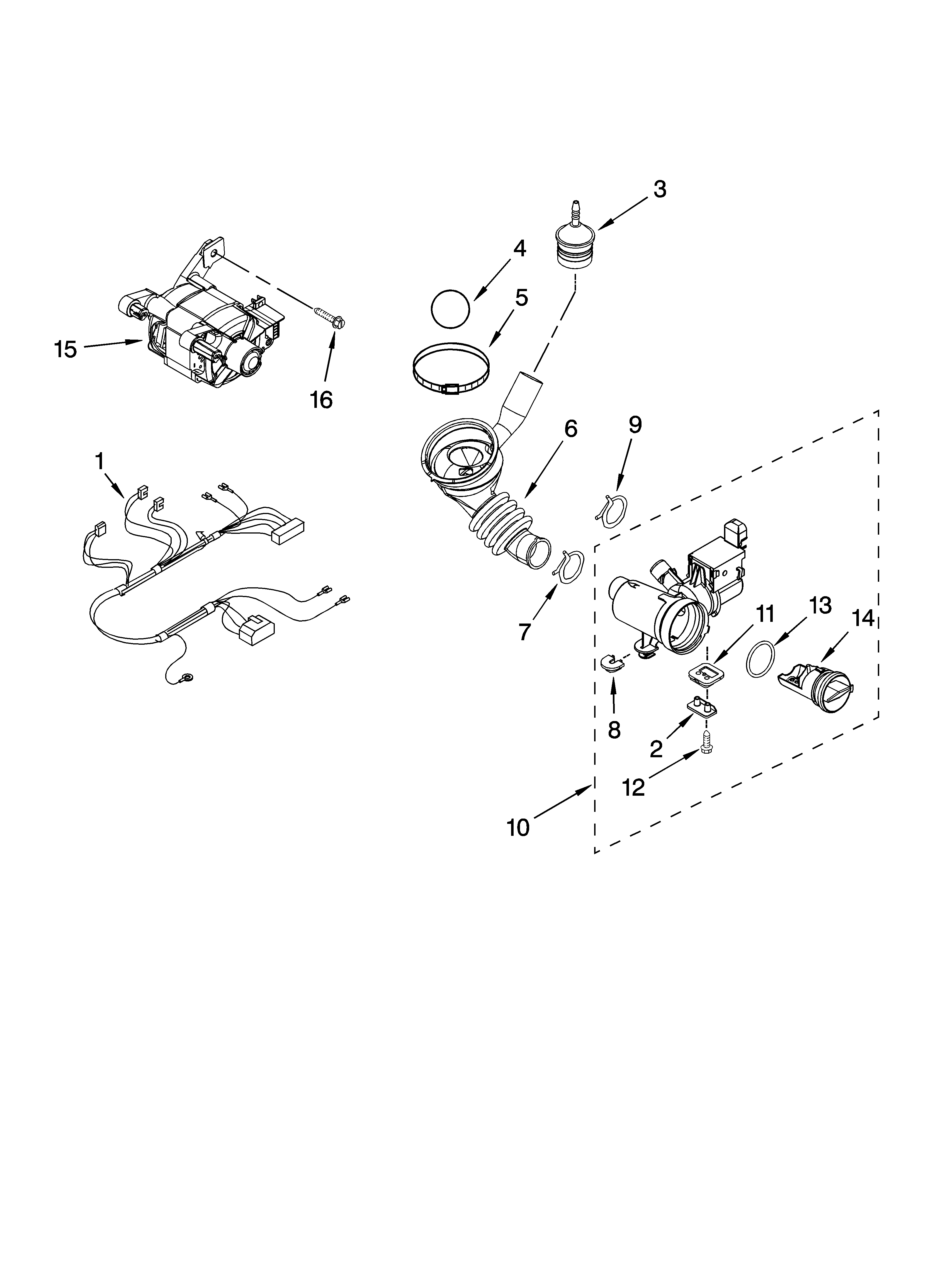 Pump and motor parts