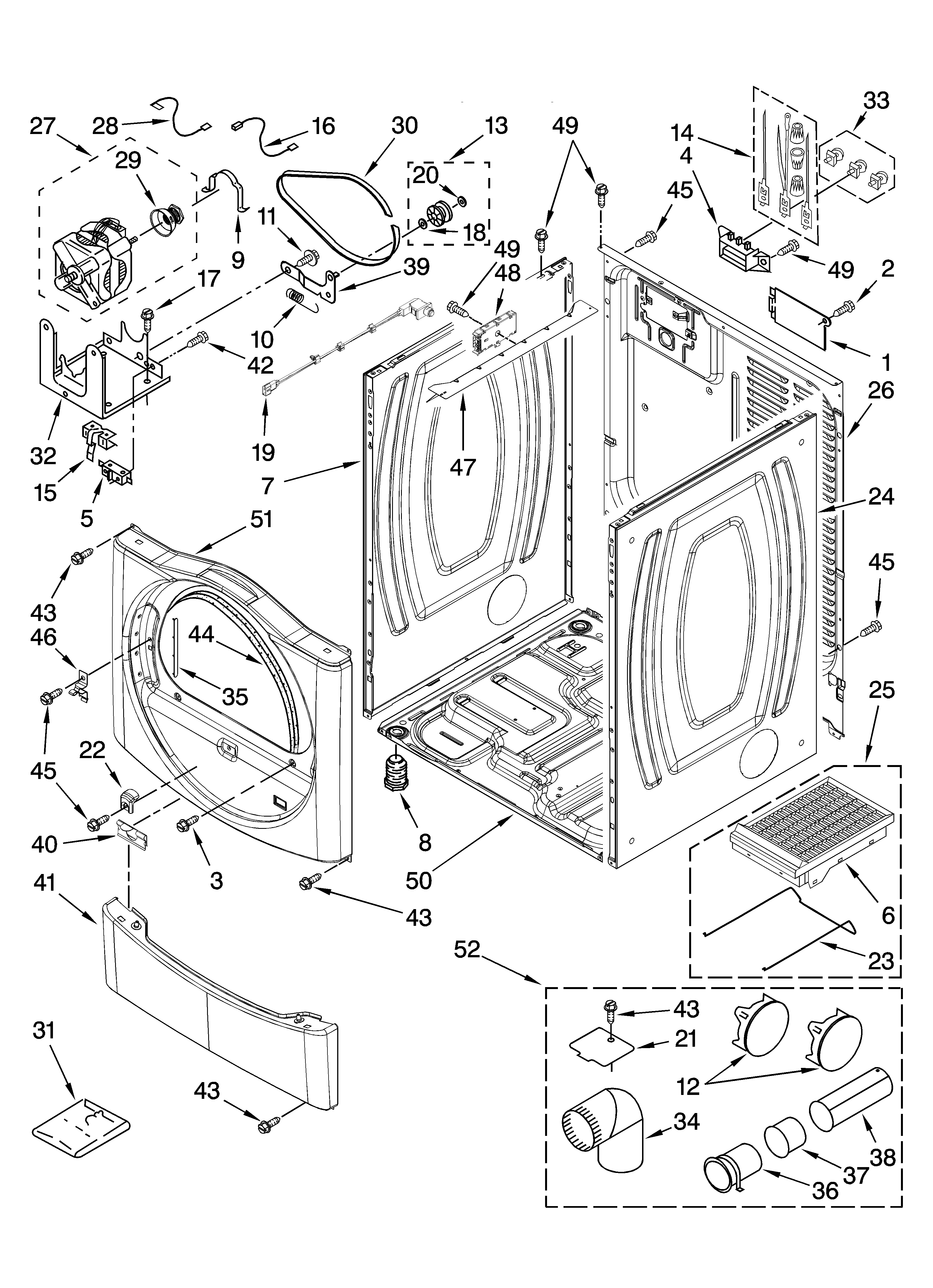 Cabinet parts