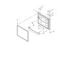 Kenmore 59665932703 freezer door parts diagram