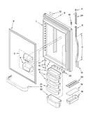 Refrigerator door parts