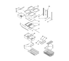 Kenmore 59665962701 shelf parts diagram