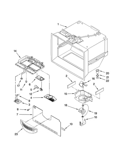 Freezer liner parts