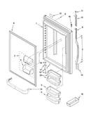 Refrigerator door parts