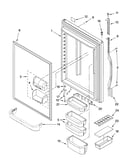 Refrigerator door parts