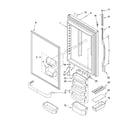 Kenmore 59675964701 refrigerator door parts diagram