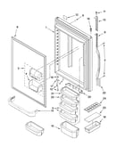 Refrigerator door parts