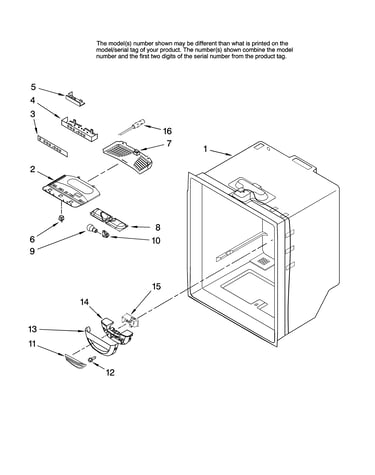 Refrigerator liner parts