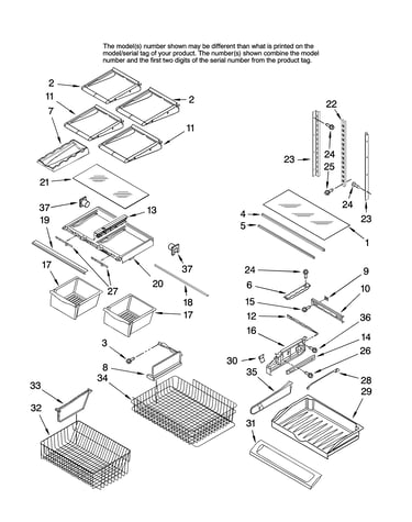 Shelf parts