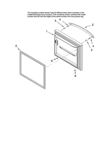 Freezer door parts