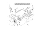 Kenmore Elite 59676573702 icemaker parts, optional parts (not included) diagram