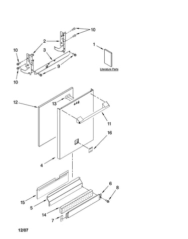 Door and panel parts