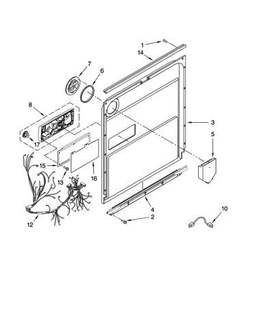 Door and latch parts