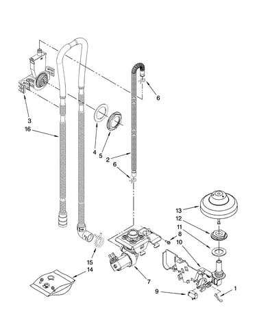Fill, drain and overfill parts