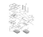 Kenmore 59667252701 shelf parts diagram