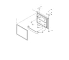 Kenmore 59667993702 freezer door parts diagram