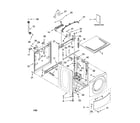 Kenmore 11047511700 top and cabinet parts diagram