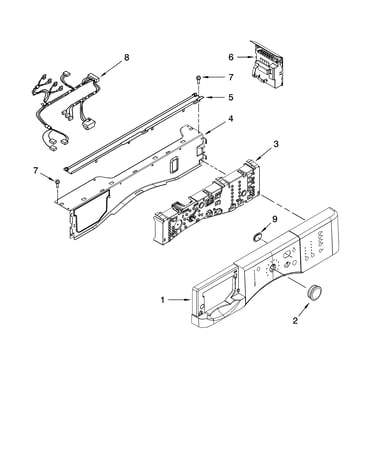 Control panel parts