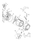 Tub and basket parts, optional parts (not included)