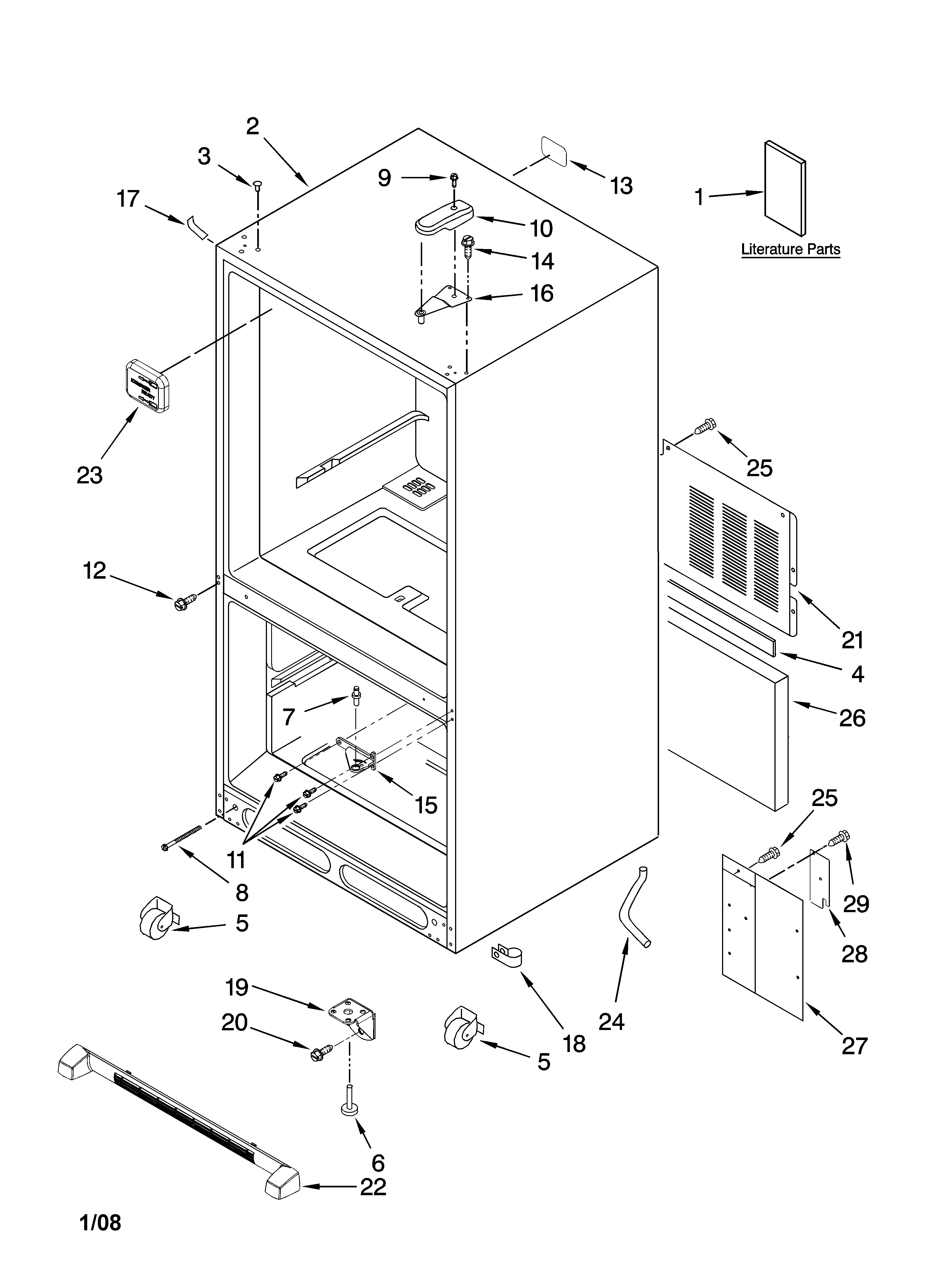 Cabinet parts