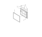 Kenmore 59667253702 freezer door parts diagram
