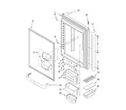 Kenmore 59667253702 refrigerator door parts diagram