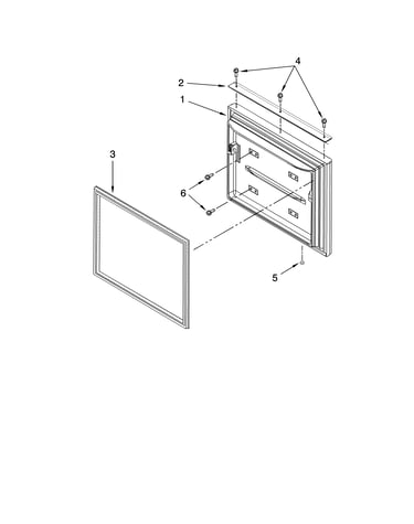 Freezer door parts