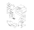 Kenmore Elite 59676602701 freezer liner parts diagram