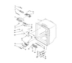 Kenmore Elite 59676609701 refrigerator liner parts diagram