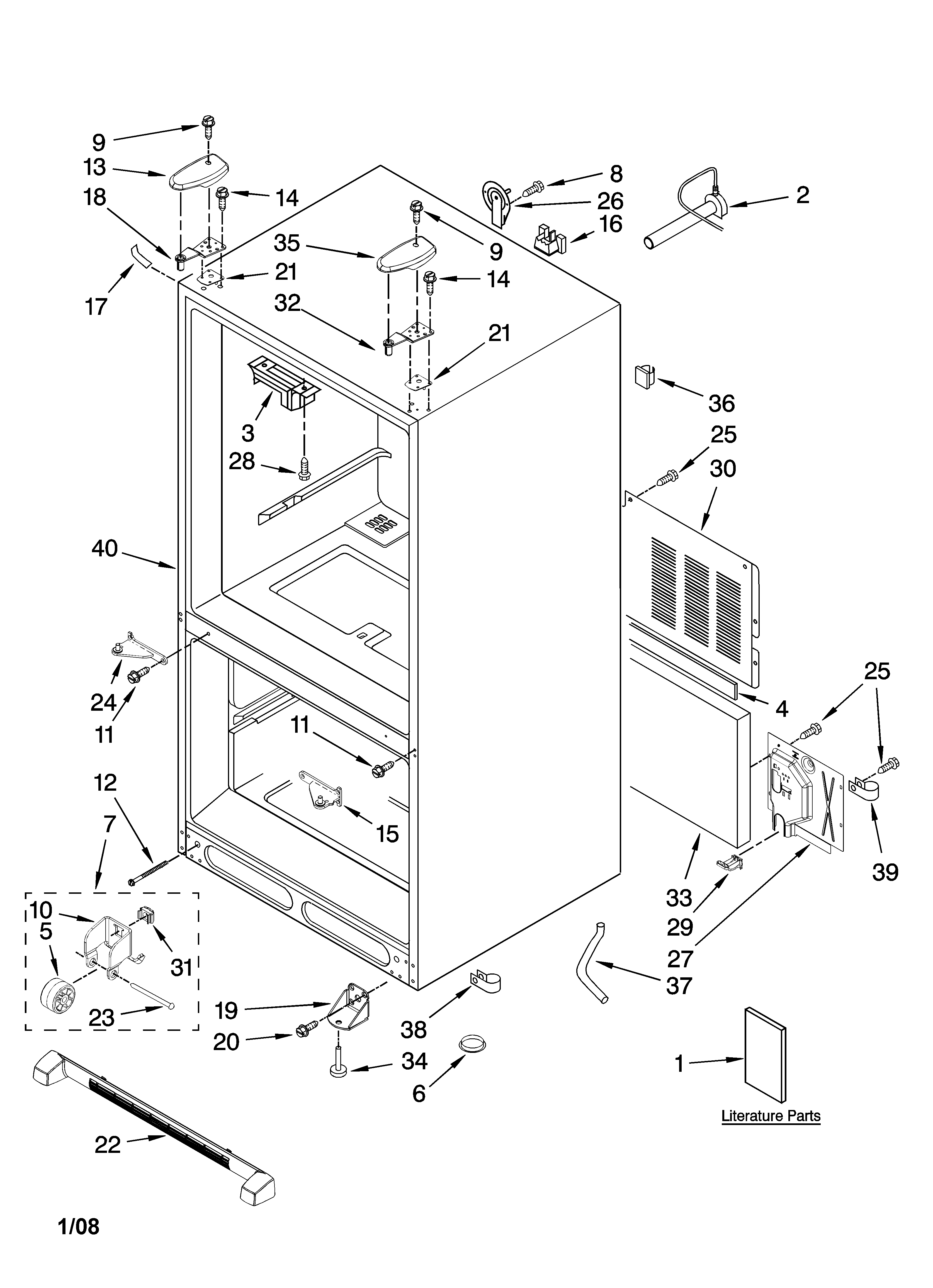 Cabinet parts