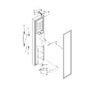 Kenmore 10658902800 freezer door parts diagram