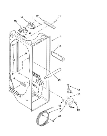 Refrigerator liner parts