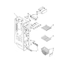 Kenmore Elite 10658163700 freezer liner parts diagram