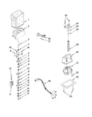 Motor and ice container parts