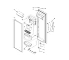 Kenmore Elite 10658172700 refrigerator door parts diagram