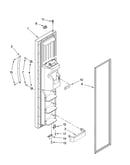 Freezer door parts
