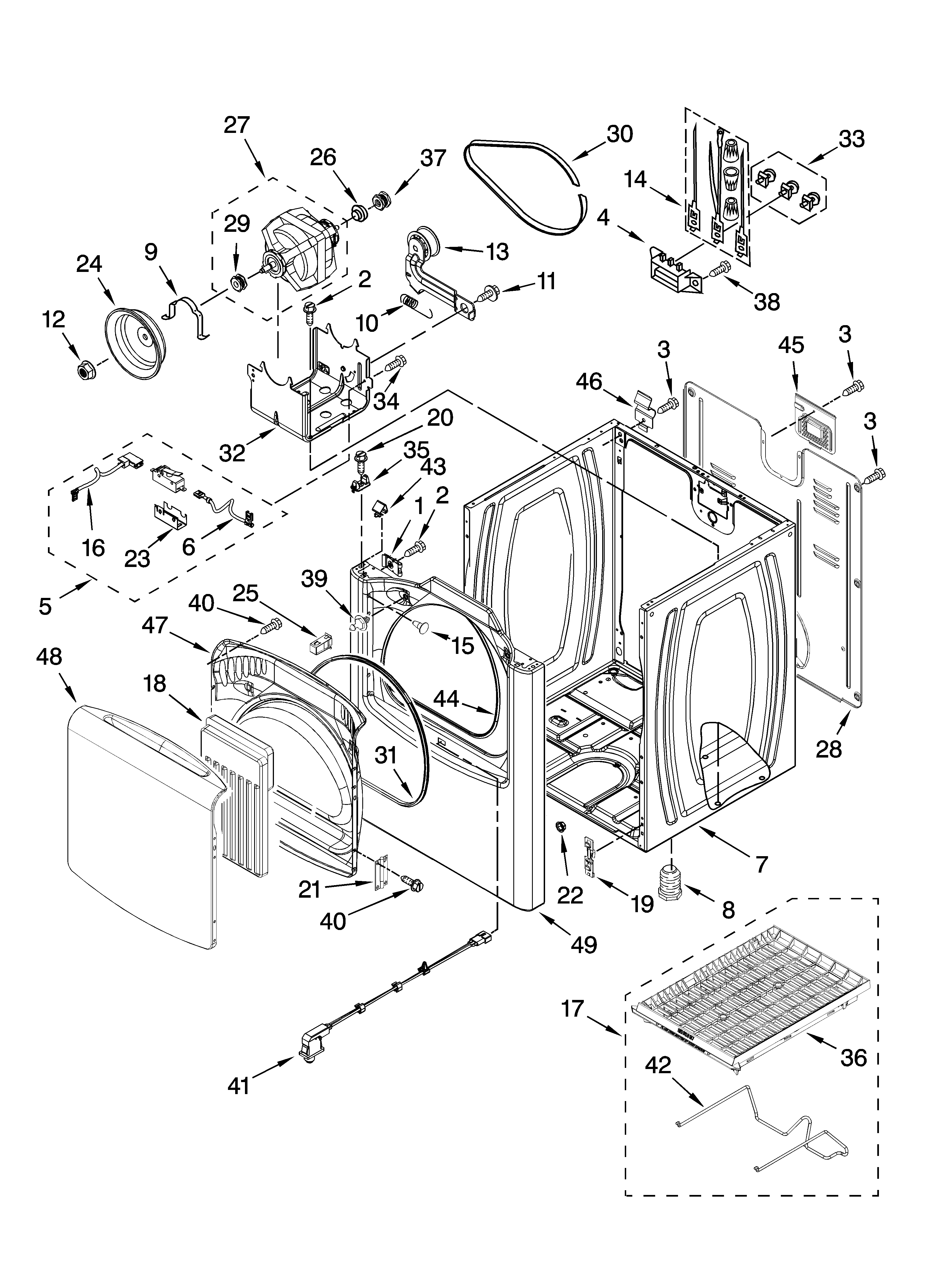 Cabinet parts