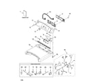 Kenmore Elite 11077042600 top and console parts diagram