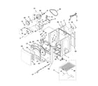 Kenmore Elite 11077042600 cabinet parts diagram