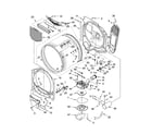 Kenmore Elite 11077042600 bulkhead parts diagram